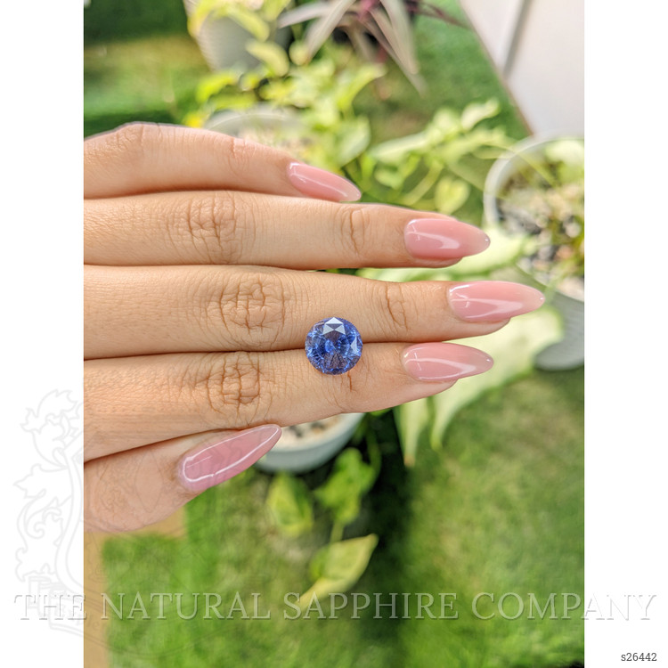 7.20 Ct. Blue Sapphire from Ceylon (Sri Lanka)