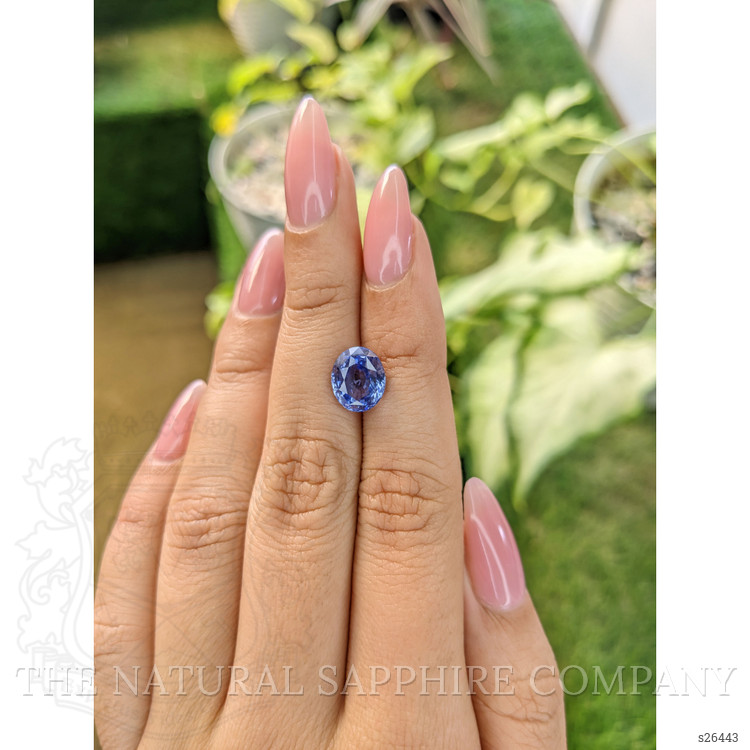 4.09 Ct. Blue Sapphire from Ceylon (Sri Lanka)