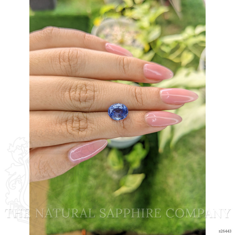 4.09 Ct. Blue Sapphire from Ceylon (Sri Lanka)