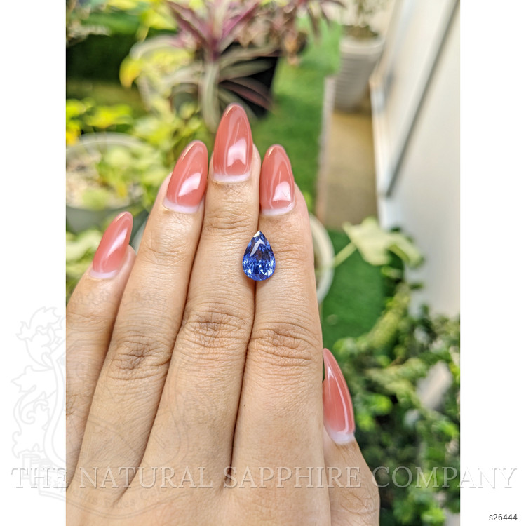 4.21 Ct. Blue Sapphire from Ceylon (Sri Lanka)