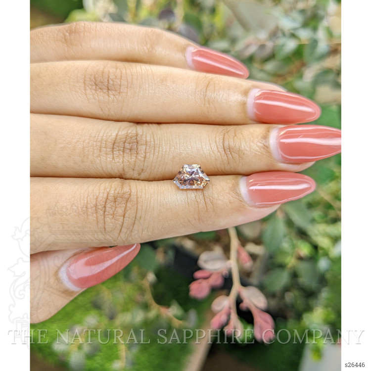 2.20 Ct. Peach Sapphire from Ceylon (Sri Lanka)