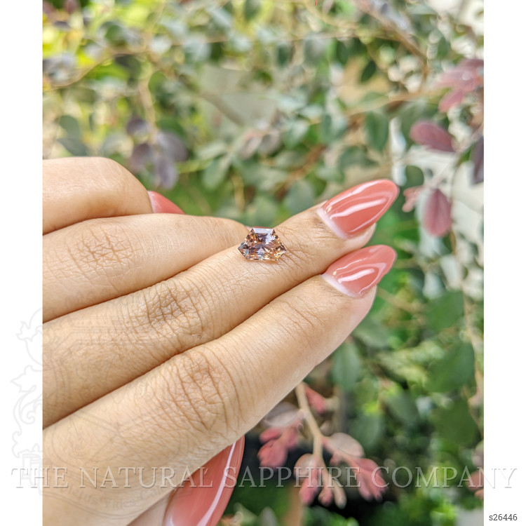 2.20 Ct. Peach Sapphire from Ceylon (Sri Lanka)