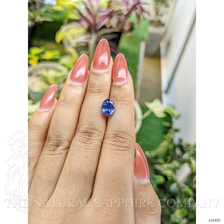 3.31 Ct. Blue Sapphire from Ceylon (Sri Lanka)