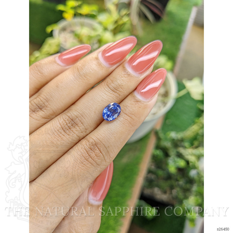 3.31 Ct. Blue Sapphire from Ceylon (Sri Lanka)