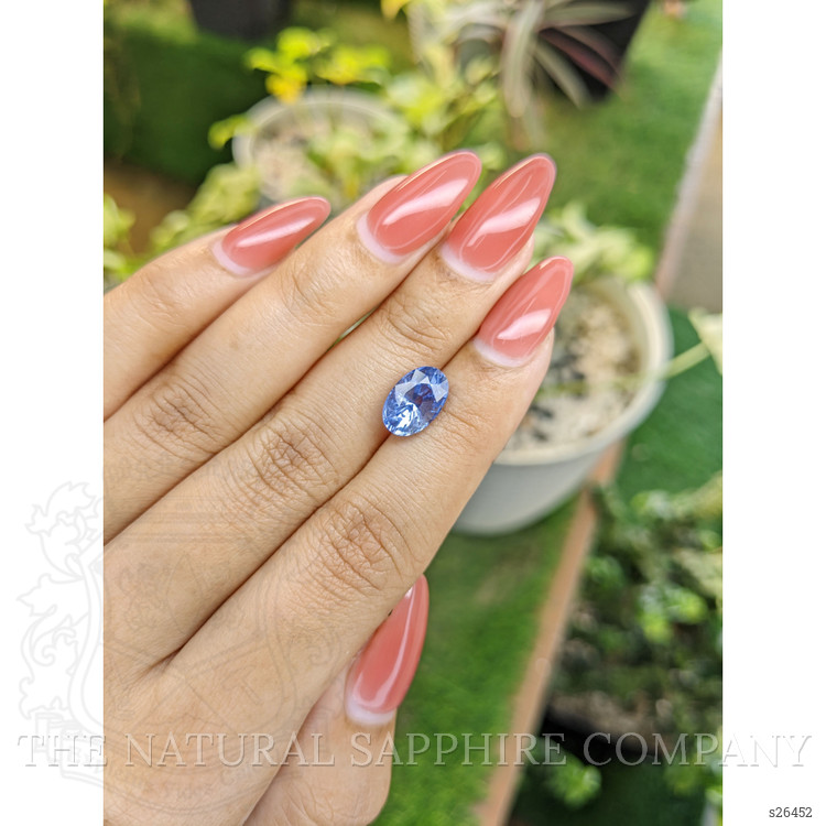 3.48 Ct. Blue Sapphire from Ceylon (Sri Lanka)