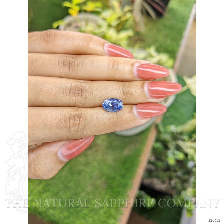 3.48 Ct. Blue Sapphire from Ceylon (Sri Lanka)