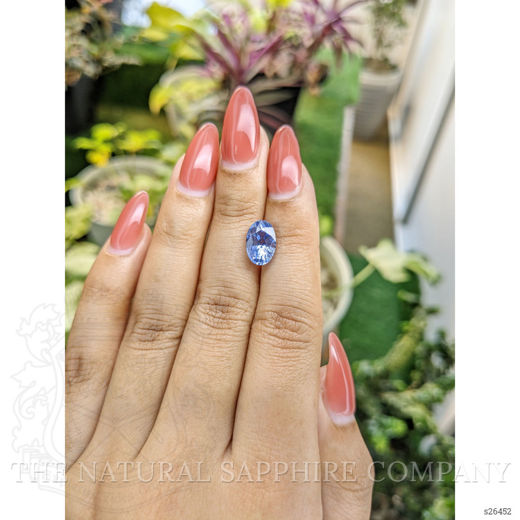 3.48 Ct. Blue Sapphire from Ceylon (Sri Lanka)