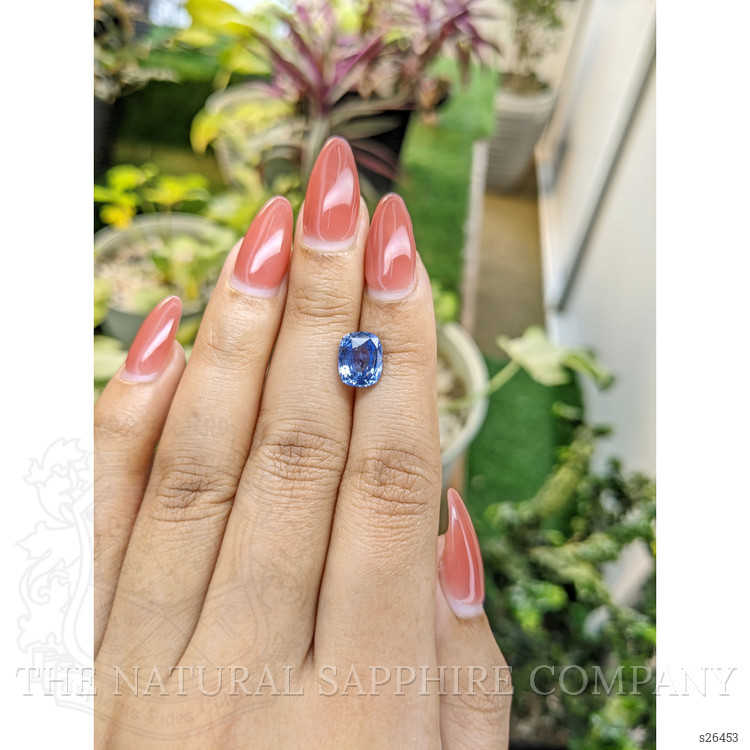 3.14 Ct. Blue Sapphire from Ceylon (Sri Lanka)