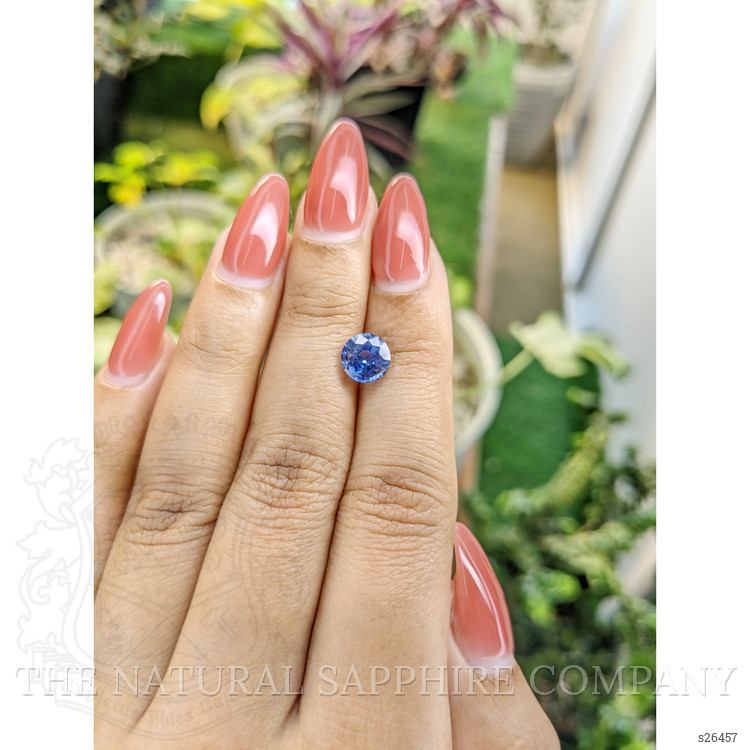 1.90 Ct. Blue Sapphire from Ceylon (Sri Lanka)