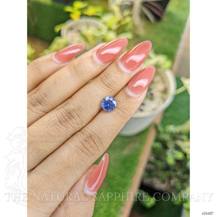 1.90 Ct. Blue Sapphire from Ceylon (Sri Lanka)