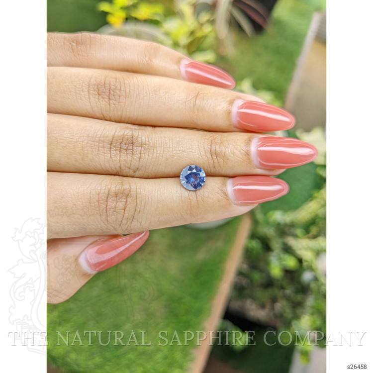 1.72 Ct. Blue Sapphire from Ceylon (Sri Lanka)