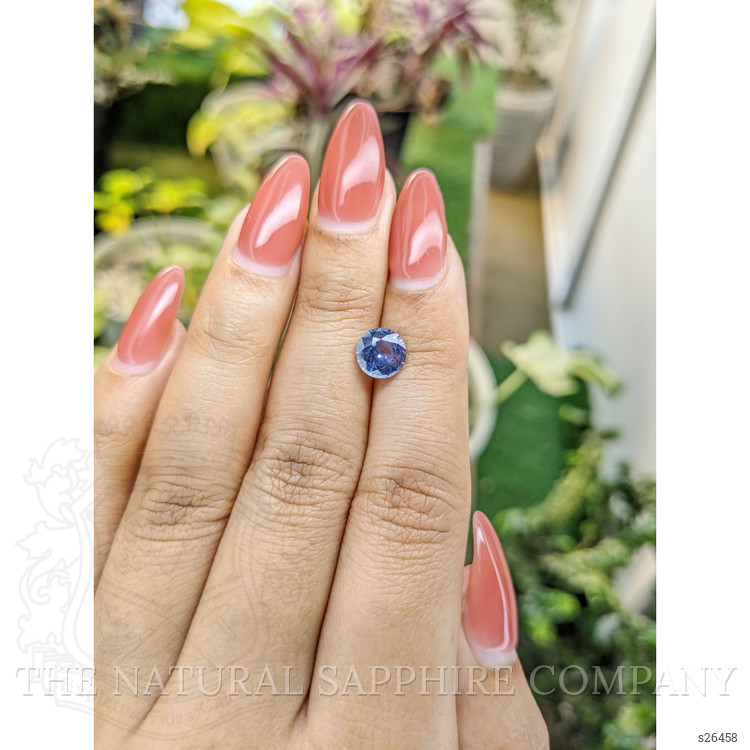 1.72 Ct. Blue Sapphire from Ceylon (Sri Lanka)