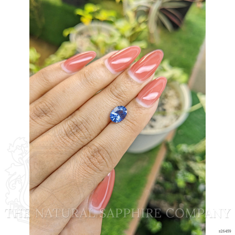 1.75 Ct. Blue Sapphire from Ceylon (Sri Lanka)