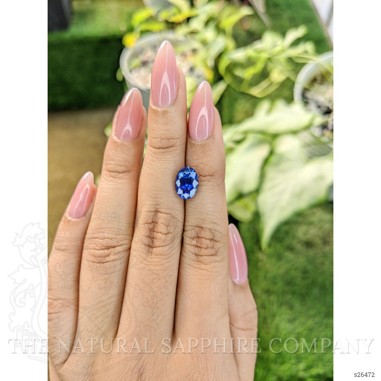 3.20 Ct. Blue Sapphire from Ceylon (Sri Lanka)