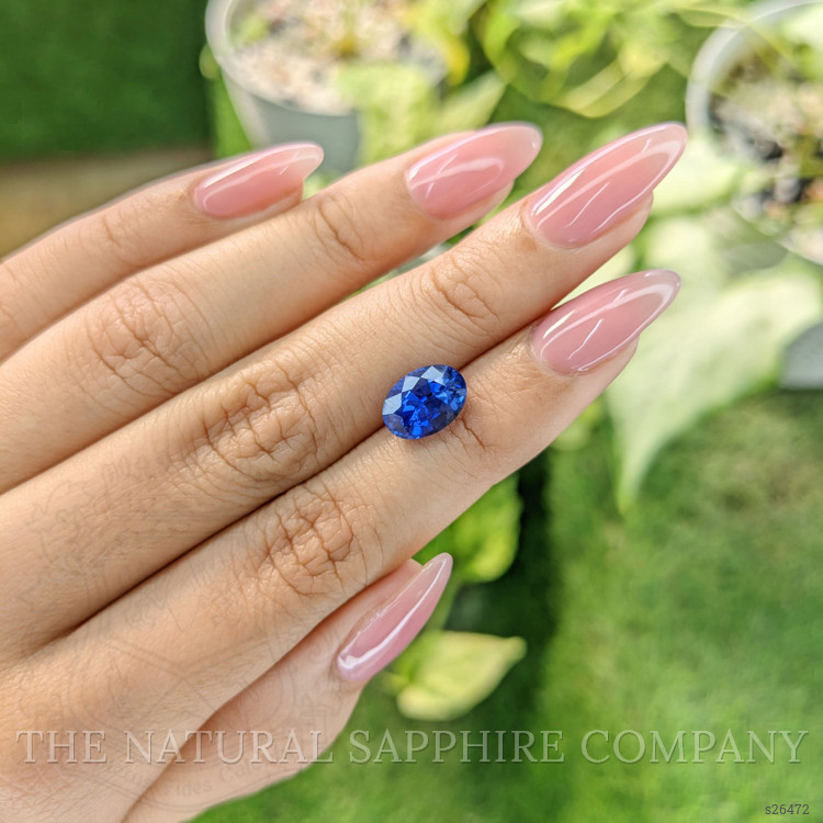 3.20 Ct. Blue Sapphire from Ceylon (Sri Lanka)