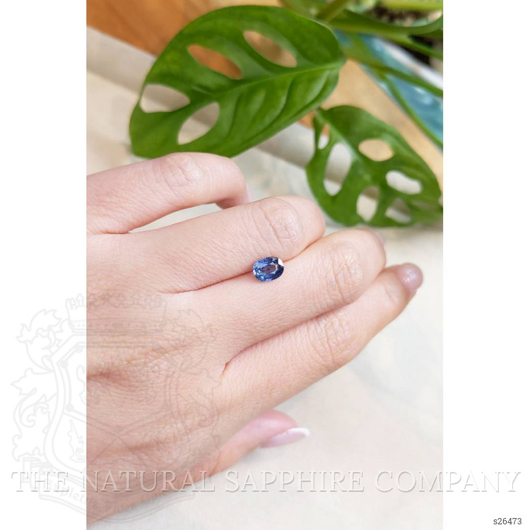 1.05 Ct. Blue Sapphire from Ceylon (Sri Lanka)