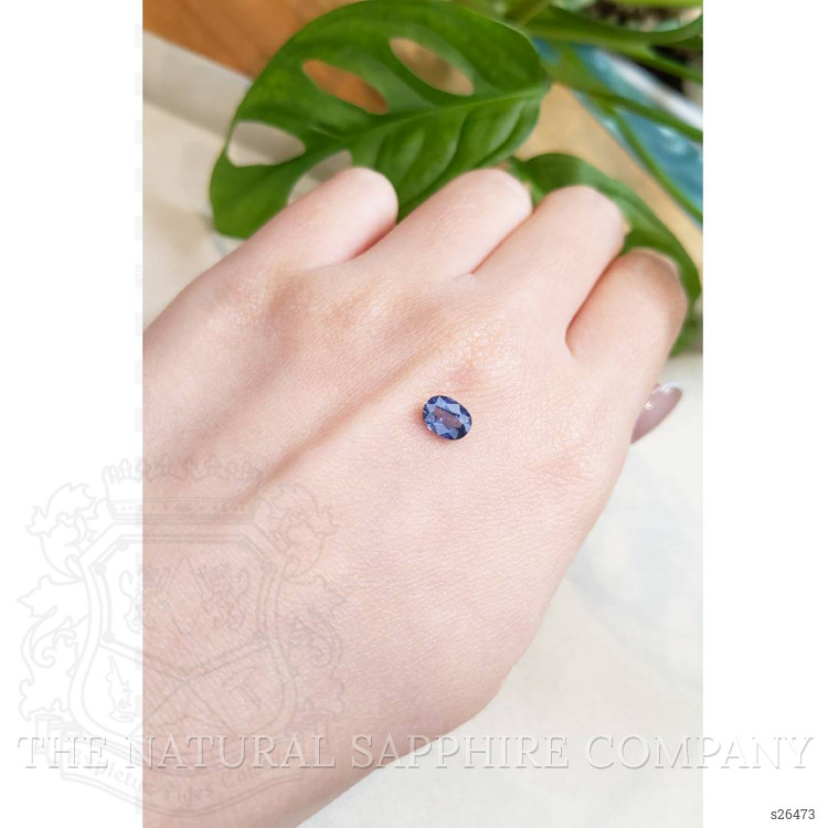 1.05 Ct. Blue Sapphire from Ceylon (Sri Lanka)