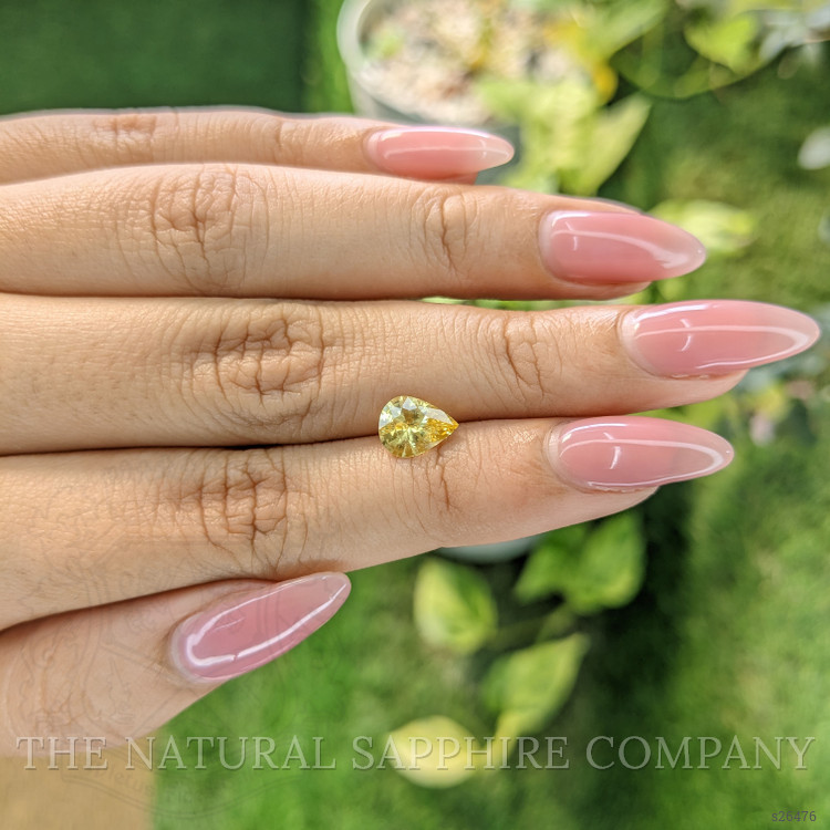 1.25 Ct. Yellow Sapphire from Ceylon (Sri Lanka)