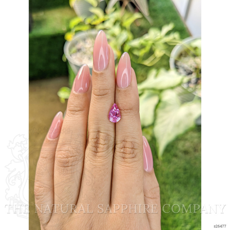 2.00 Ct. Pinkish Purple Sapphire from Ceylon (Sri Lanka)