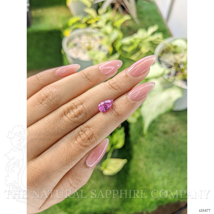 2.00 Ct. Pinkish Purple Sapphire from Ceylon (Sri Lanka)