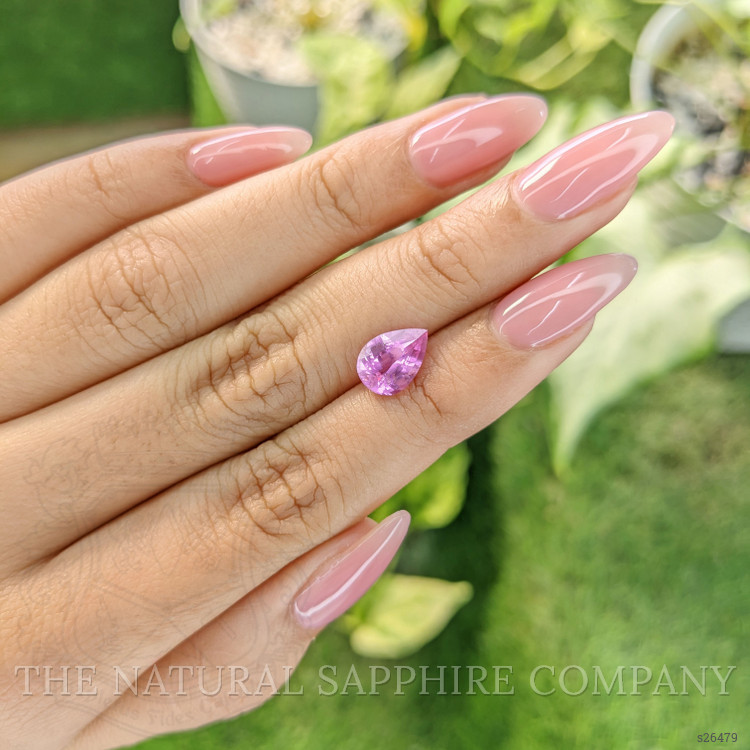 1.98 Ct. Pinkish Purple Sapphire from Ceylon (Sri Lanka)