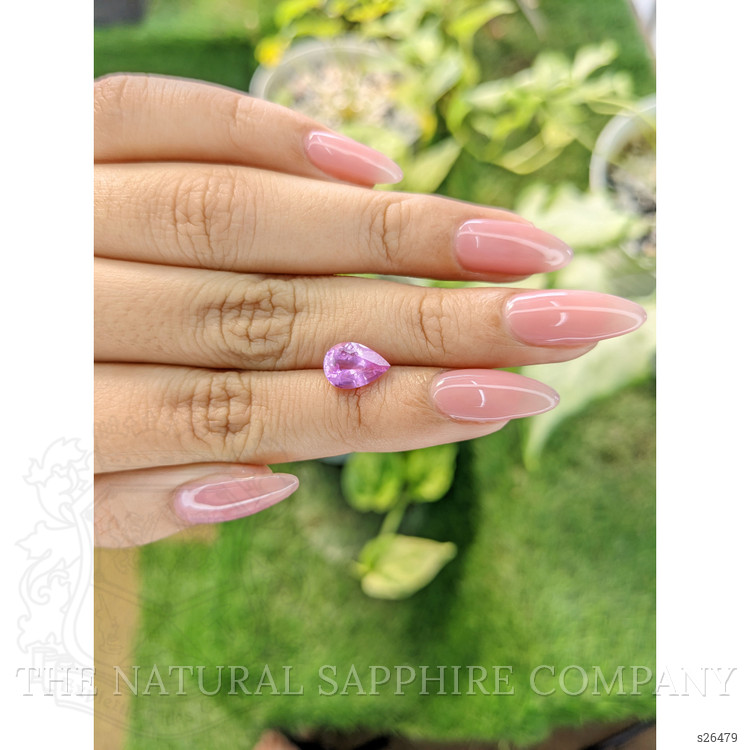 1.98 Ct. Pinkish Purple Sapphire from Ceylon (Sri Lanka)