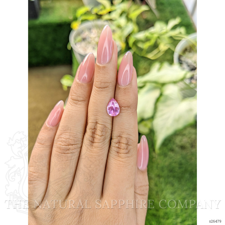 1.98 Ct. Pinkish Purple Sapphire from Ceylon (Sri Lanka)