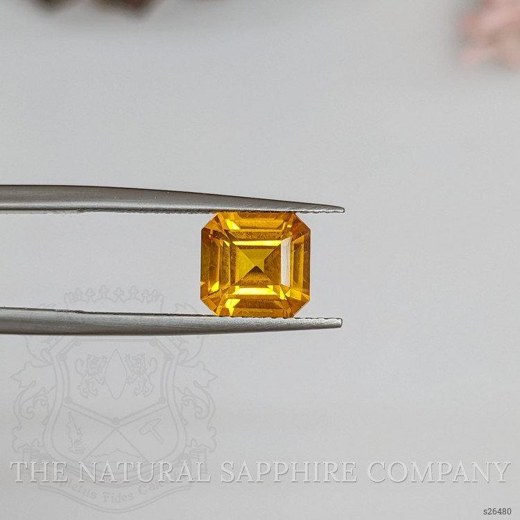 3.00 Ct. Yellowish Orange Sapphire from Ceylon (Sri Lanka)