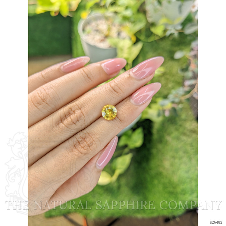 2.18 Ct. Yellow Sapphire from Ceylon (Sri Lanka)