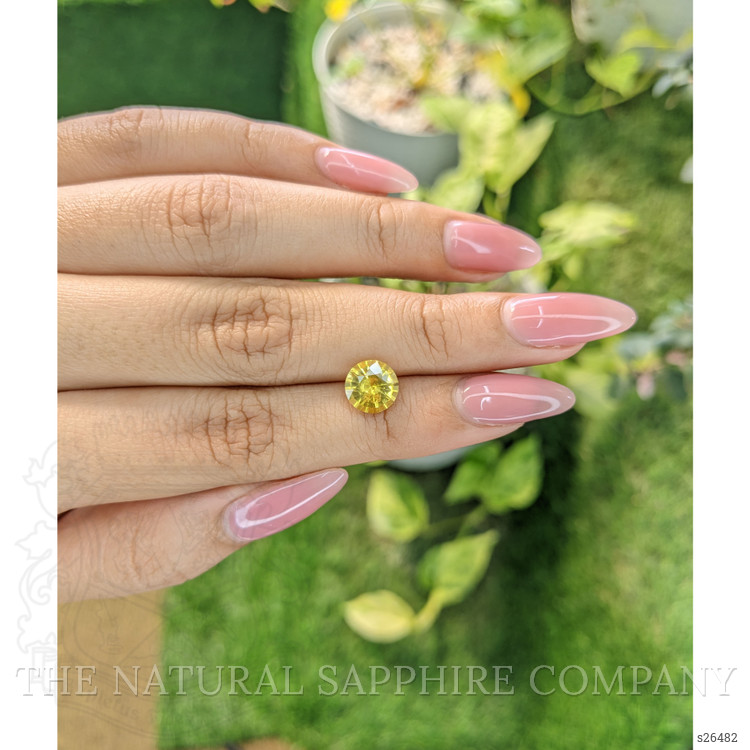 2.18 Ct. Yellow Sapphire from Ceylon (Sri Lanka)