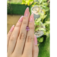1.50 Ct. Pinkish Purple Sapphire from Ceylon (Sri Lanka) Life Style
