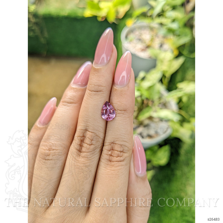 1.50 Ct. Pinkish Purple Sapphire from Ceylon (Sri Lanka)