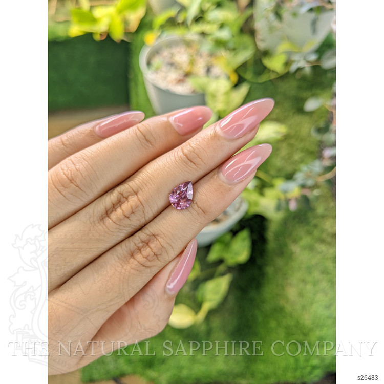 1.50 Ct. Pinkish Purple Sapphire from Ceylon (Sri Lanka)