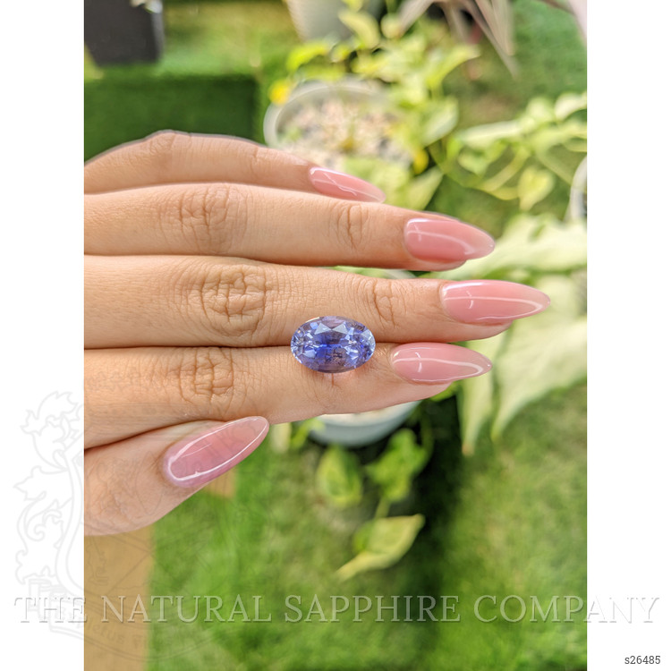 8.06 Ct. Bluish Purple Sapphire from Ceylon (Sri Lanka)