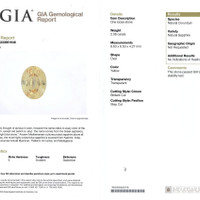 2.06 Ct. Yellow Sapphire from Ceylon (Sri Lanka) Scan Report