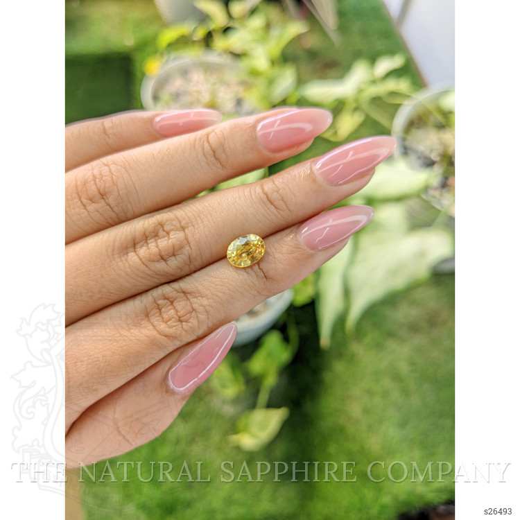 2.06 Ct. Yellow Sapphire from Ceylon (Sri Lanka)