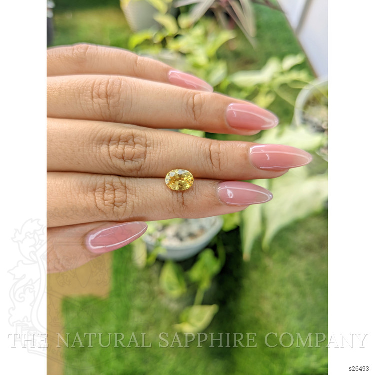 2.06 Ct. Yellow Sapphire from Ceylon (Sri Lanka)