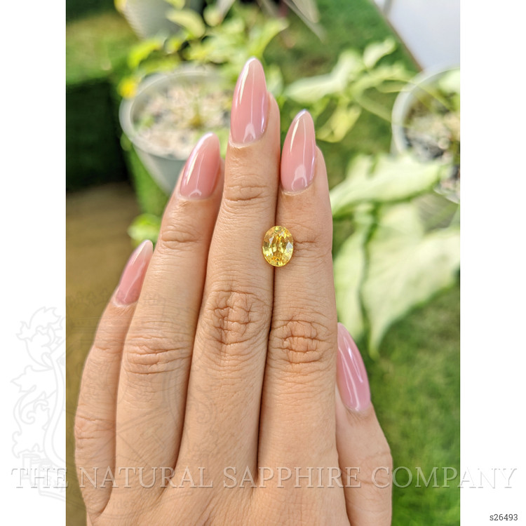 2.06 Ct. Yellow Sapphire from Ceylon (Sri Lanka)