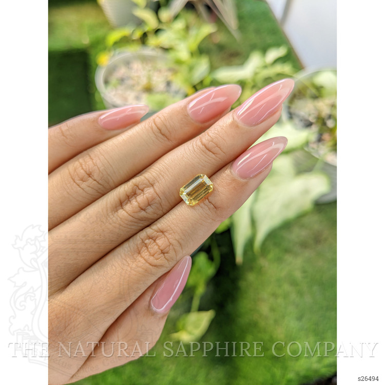 3.12 Ct. Yellow Sapphire from Ceylon (Sri Lanka)