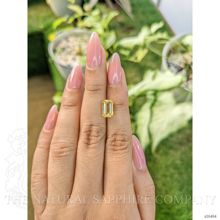 3.12 Ct. Yellow Sapphire from Ceylon (Sri Lanka)