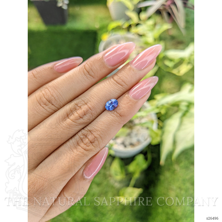 1.10 Ct. Blue Sapphire from Ceylon (Sri Lanka)