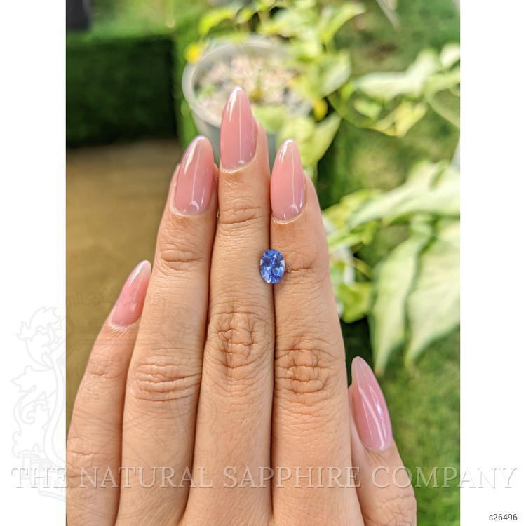 1.10 Ct. Blue Sapphire from Ceylon (Sri Lanka)