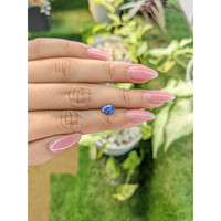 1.10 Ct. Blue Sapphire from Ceylon (Sri Lanka) Life Style