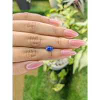 1.29 Ct. Blue Sapphire from Ceylon (Sri Lanka) Life Style