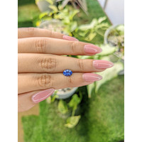 1.10 Ct. Blue Sapphire from Ceylon (Sri Lanka) Life Style