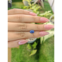 1.20 Ct. Blue Sapphire from Ceylon (Sri Lanka) Life Style