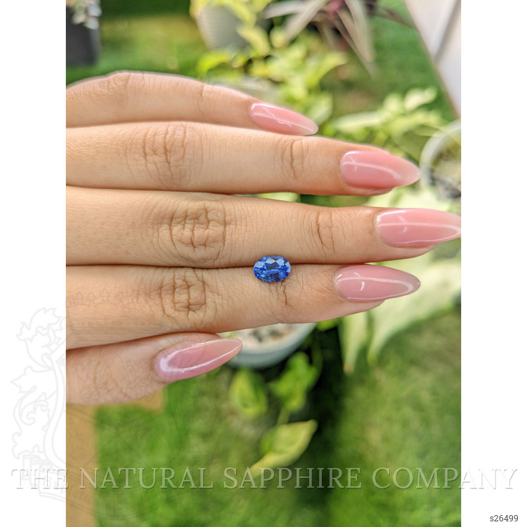 1.20 Ct. Blue Sapphire from Ceylon (Sri Lanka)