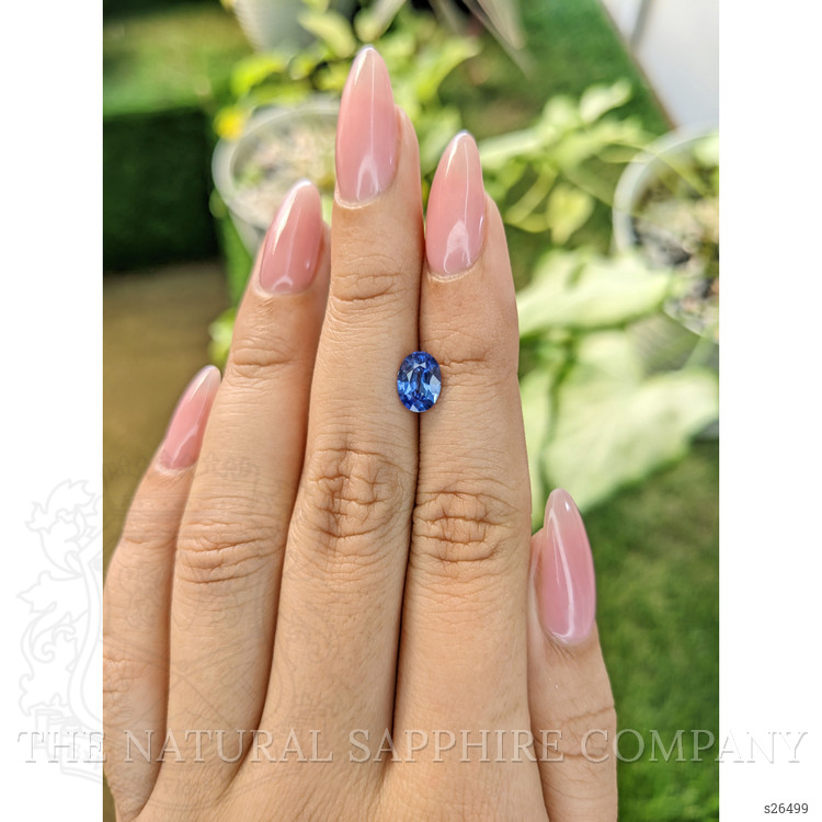 1.20 Ct. Blue Sapphire from Ceylon (Sri Lanka)