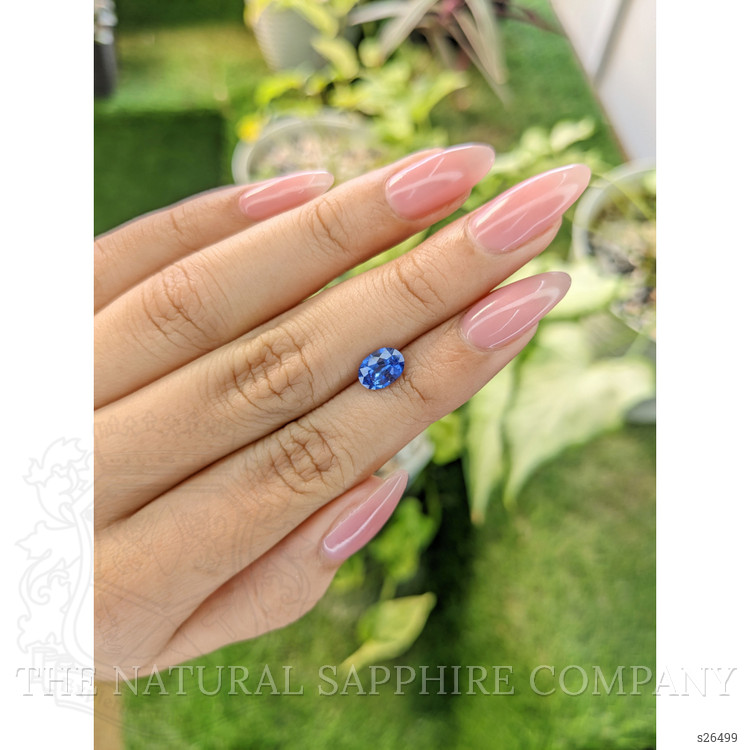 1.20 Ct. Blue Sapphire from Ceylon (Sri Lanka)