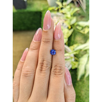 1.11 Ct. Blue Sapphire from Ceylon (Sri Lanka) Life Style